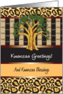 Business Kwanzaa, customers, clients card