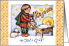 Rejoice in God’s Gift, drummer boy card