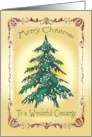 Merry Christmas Concierge Decorated Tree card