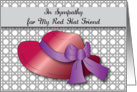Sympathy, Red Hat Friend card