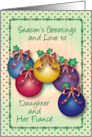 Season’s Greetings to Daughter & Fiance card