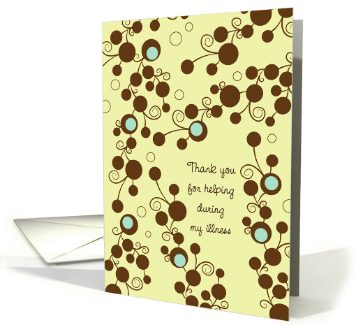 Thank you for helping during illness card (1008905)