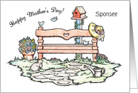 Mother’s Day to Sponsee, country garden card