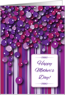 Mother’s Day, wine theme, grapes card