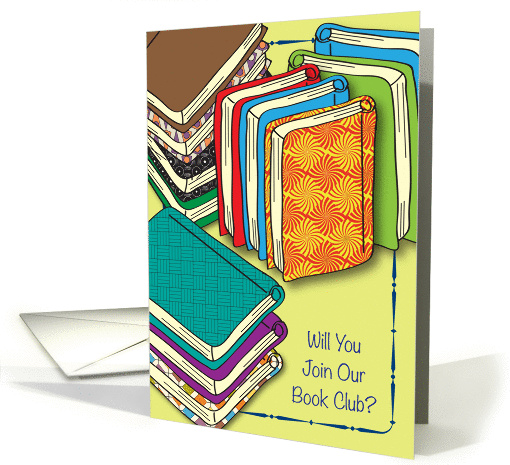 Invitation to Join Book Club card (1027765)