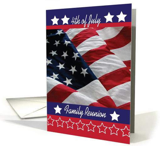 Invitation to Family Reunion on 4th of July card (1031169)
