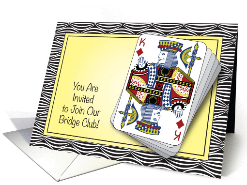 Invitation to Join Bridge Club, card (1032057)