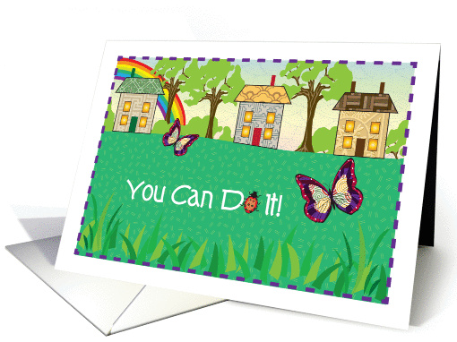 Encouragement, primitive style card (1036619)