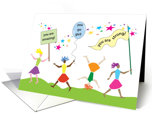 Encouragement for woman card (1036761)