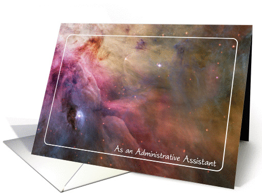 Encouragement for an Administrative Assistant, space card (1037755)