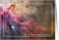 Encouragement for an Administrative Assistant, space card