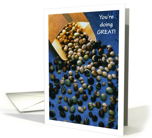 Encouragement for an accountant, beans card (1037959)