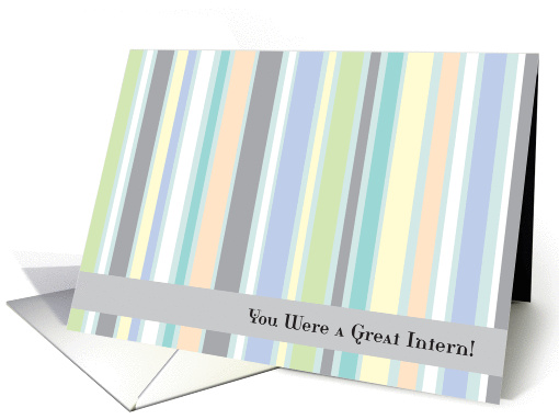 Business Thank You for Intern card (1044467)