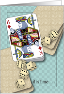 Encouragement for Gambling Addiction, cards, dice card