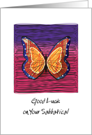 Business, Sabbatical, Butterfly card