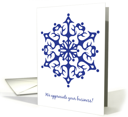 Snow Removal Business, snowflake card (1059083)
