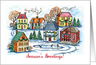 Business Season’s Greetings from Realtor to Clients card