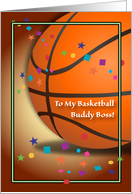 Birthday for Boss, basketball card