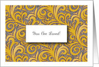 You Are Loved, for Hospice Terminal Cancer Patient card