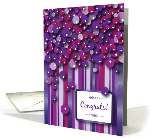 Congratulations, wine theme card (1081052)