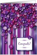 Congratulations, wine theme card