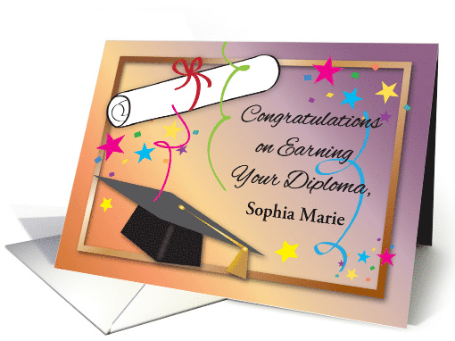 Sophia Marie - Custom Congratulations with name card (1088328)