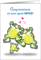 Congratulations, expecting new baby card