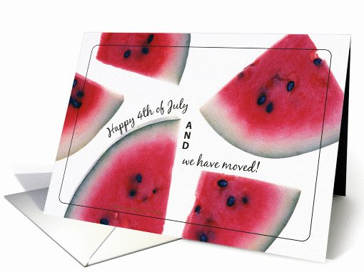 4th of July, moved, watermelon card (1096712)