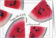 4th of July, moved, watermelon card