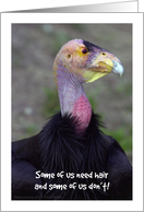 Get Well, hair transplant, condor card