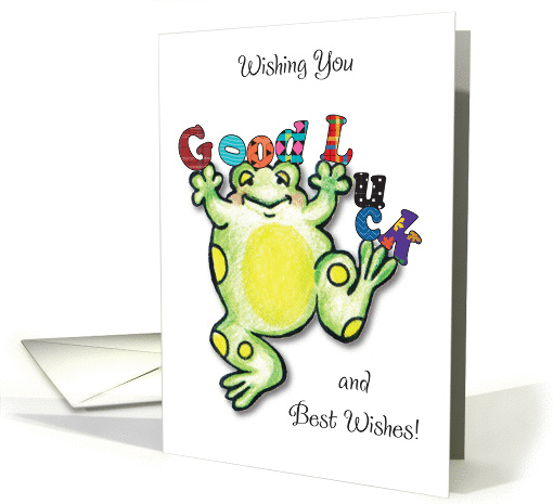 Good Luck, Frog theme card (1099828)