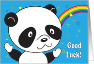 Good Luck, Panda, rainbow card