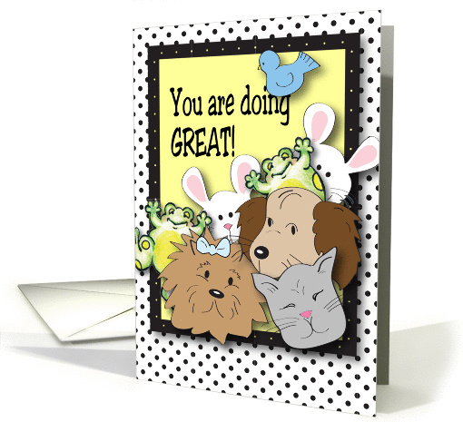 Encouragement for Pet Sitter, pets card (1111876)