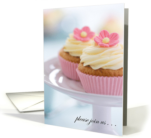 Bridal Shower Invitation, cupcakes card (1198336)