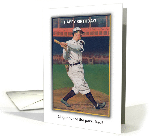 Happy Birthday, Dad, from middle child card (1204804)