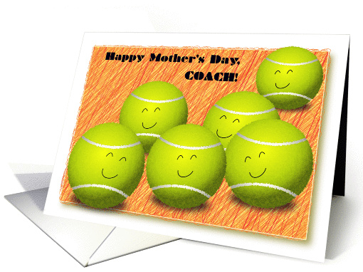 Mother's Day, Tennis Coach card (1223762)