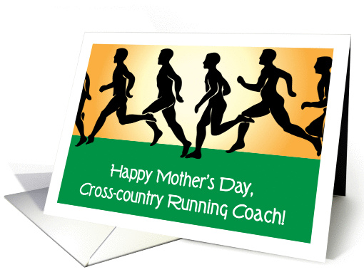 Mother's Day, Cross-Country Running Coach card (1224582)