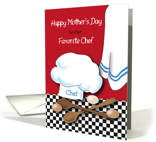 Mother's Day to Chef, kitchen card (1227984)