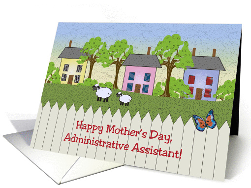 Mother's Day to Administrative Assistant, primitive card (1227990)