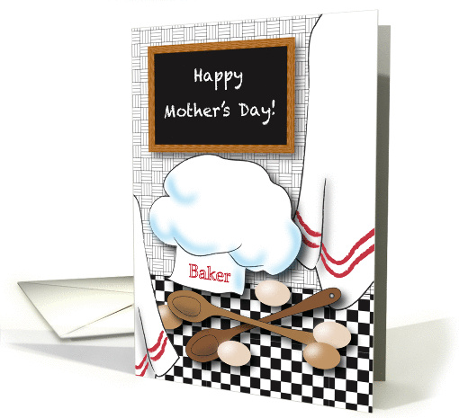 Mother's Day, to Baker, kitchen card (1228874)