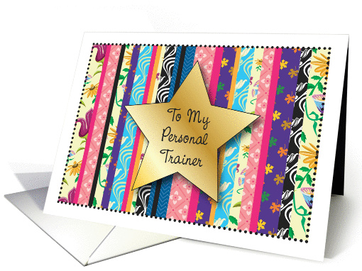 Happy Mother's Day, Personal Trainer, star card (1232852)