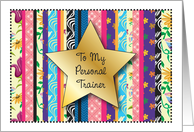 Happy Mother’s Day, Personal Trainer, star card