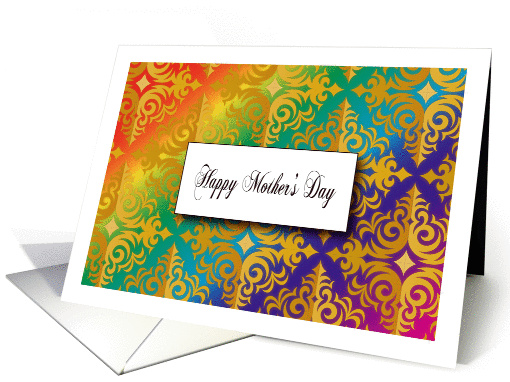 Mother's Day, Accountant, abstract design card (1242752)