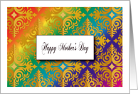 Mother’s Day, Accountant, abstract design card