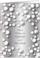 Congratulations Wedding, Godfather, Bride card