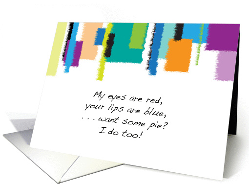 National Bad Poetry Day, colorful abstract card (1269436)