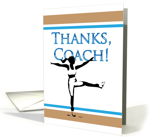 Thank You to Gymnastics Coach card (1272110)