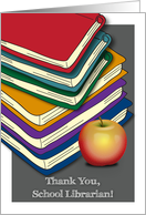 Thank You, School Librarian Day, April. 4th card