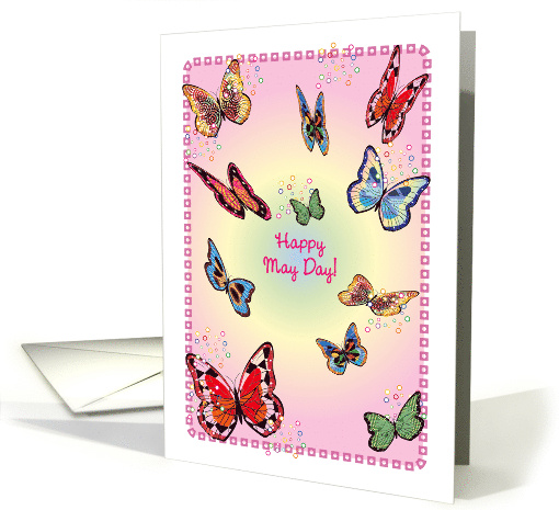 May Day May 1 Butterflies card (1276726)