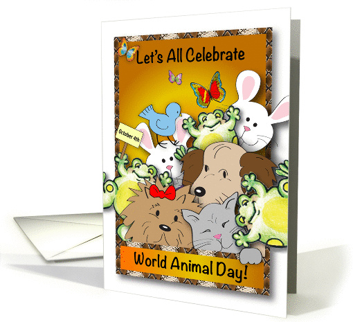 World Animal Day, October 4th card (1283984)